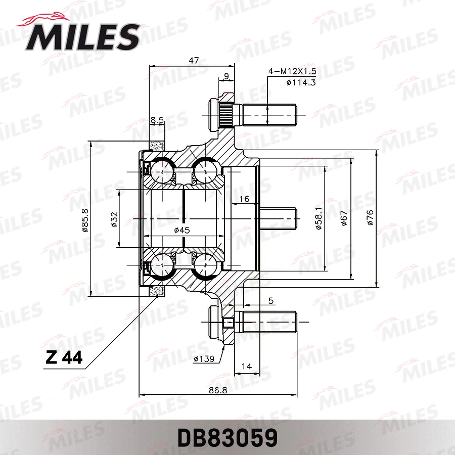 Wheel Bearing Kit (DB83059)
