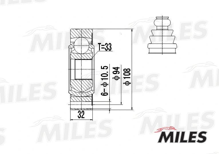 Joint Kit, drive shaft