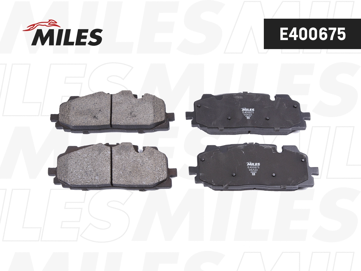 Brake Pad Set, disc brake (E400675)