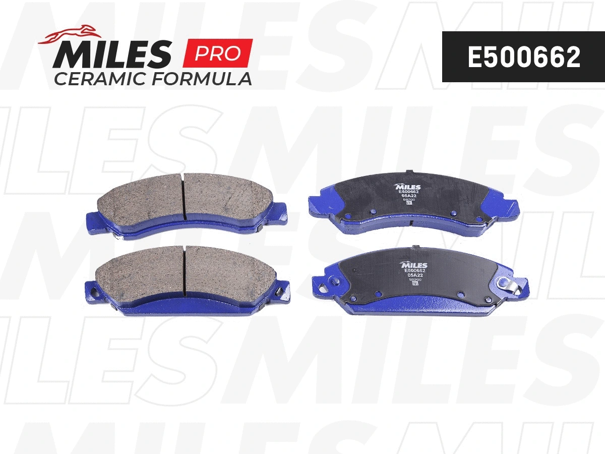 Brake Pad Set, disc brake (E500662)