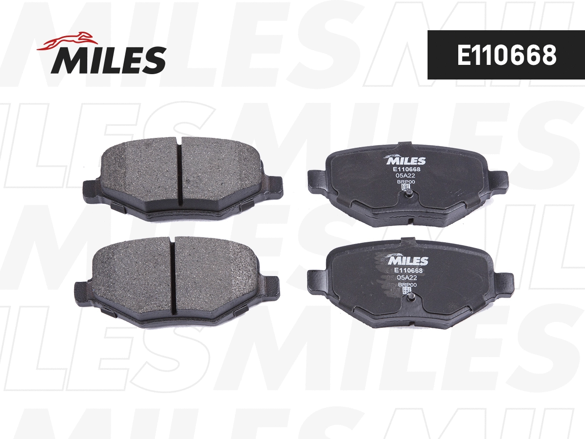 Brake Pad Set, disc brake (E110668)