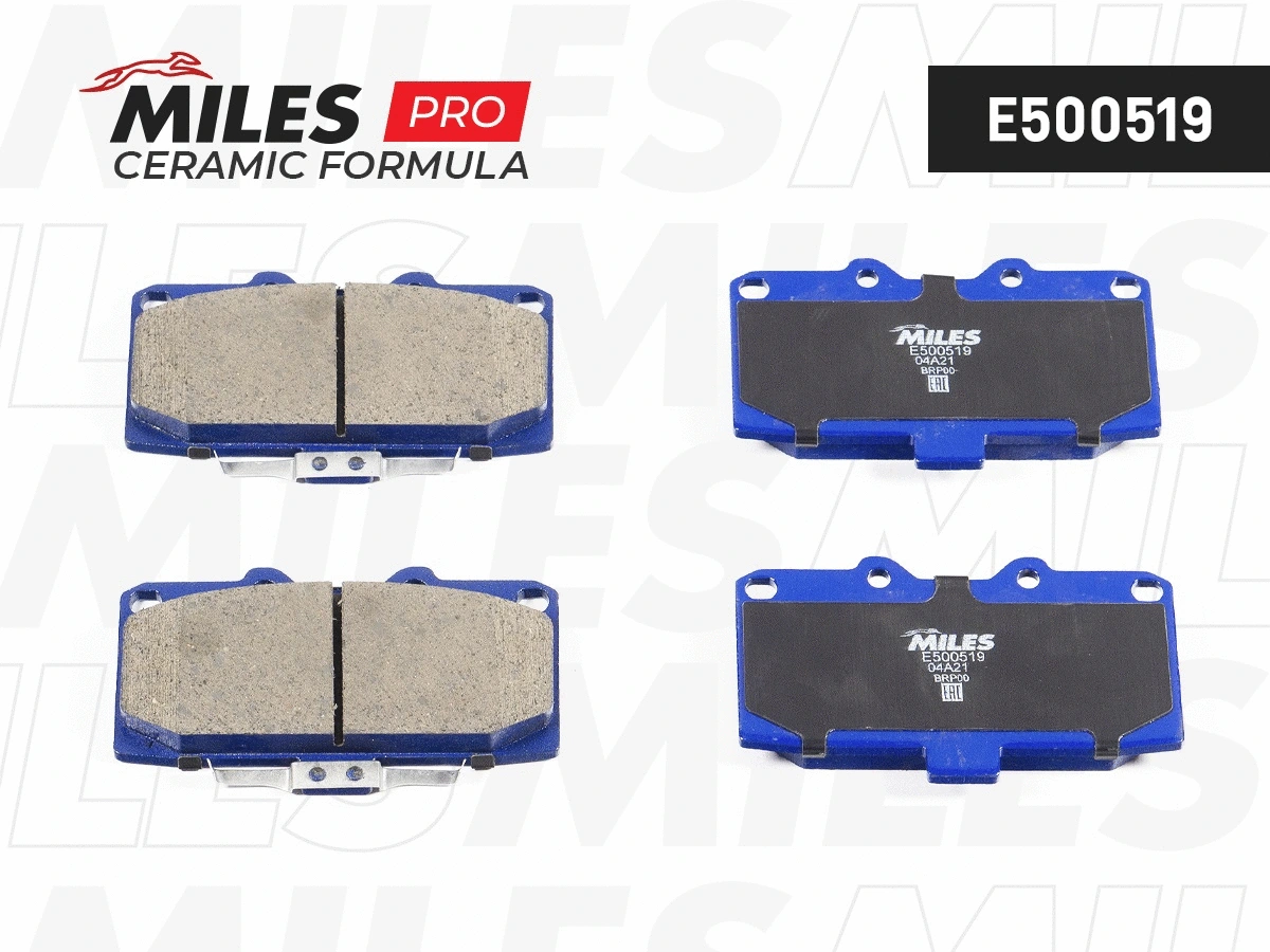 Brake Pad Set, disc brake (E500519)