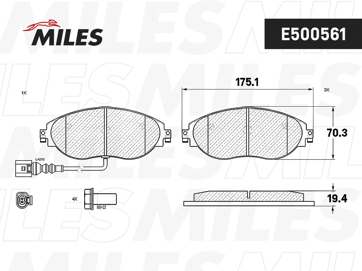 Brake Pad Set, disc brake