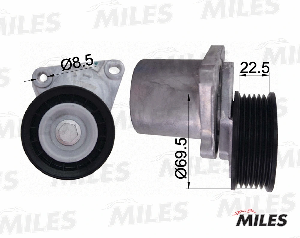 Tensioner Lever, V-ribbed belt
