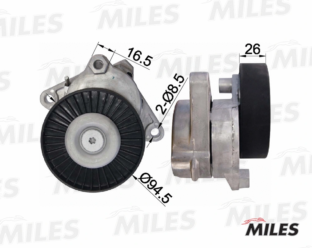 Tensioner Lever, V-ribbed belt
