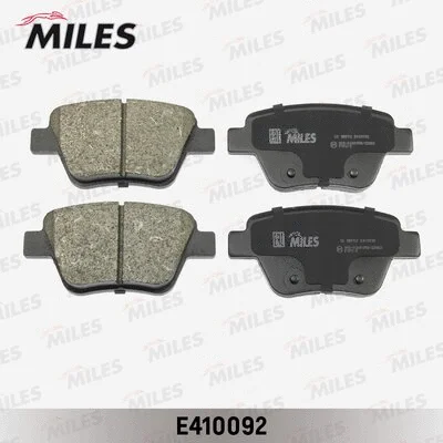 Brake Pad Set, disc brake (E410092)