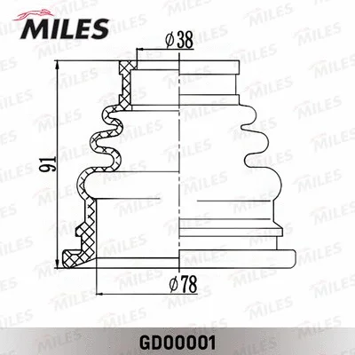 Bellow Kit, drive shaft