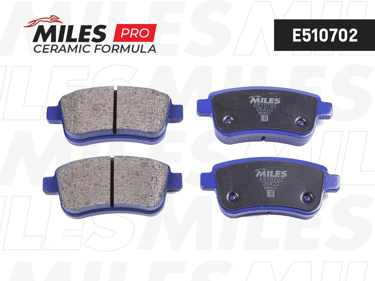 Brake Pad Set, disc brake (E510702)