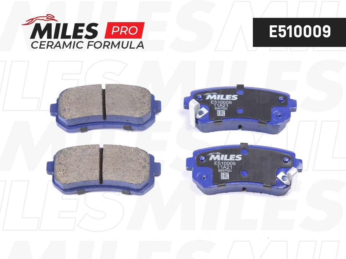 Brake Pad Set, disc brake (E510009)