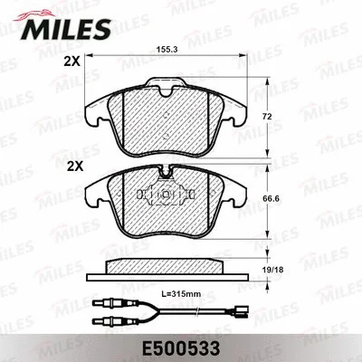 Brake Pad Set, disc brake
