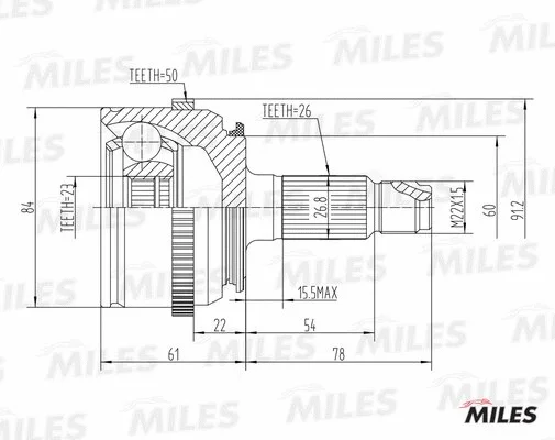 Joint Kit, drive shaft (GA20146)
