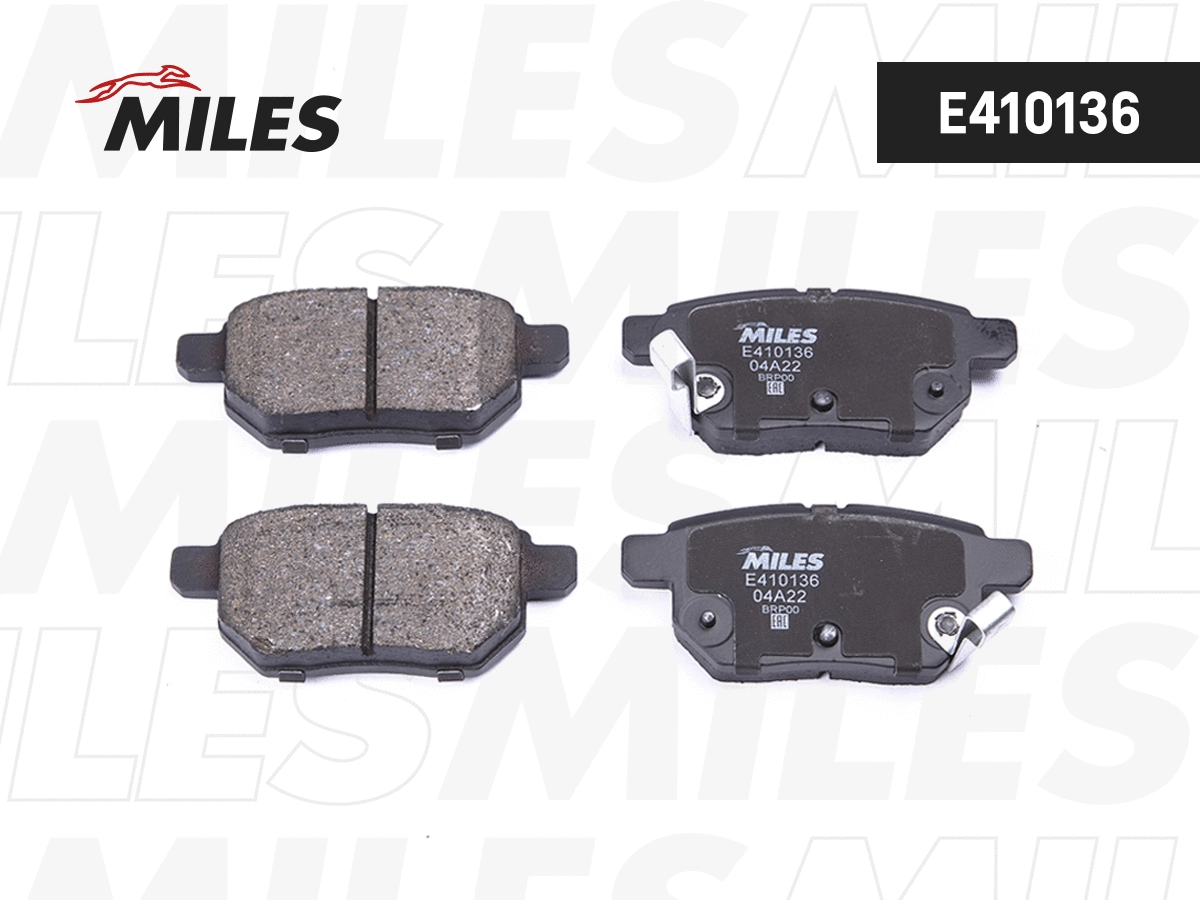 Brake Pad Set, disc brake (E410136)