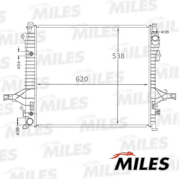Radiator, engine cooling (ACRB106)