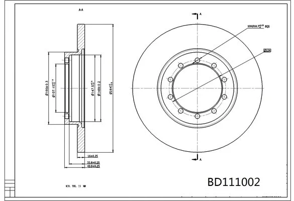 Brake Disc (K011317)