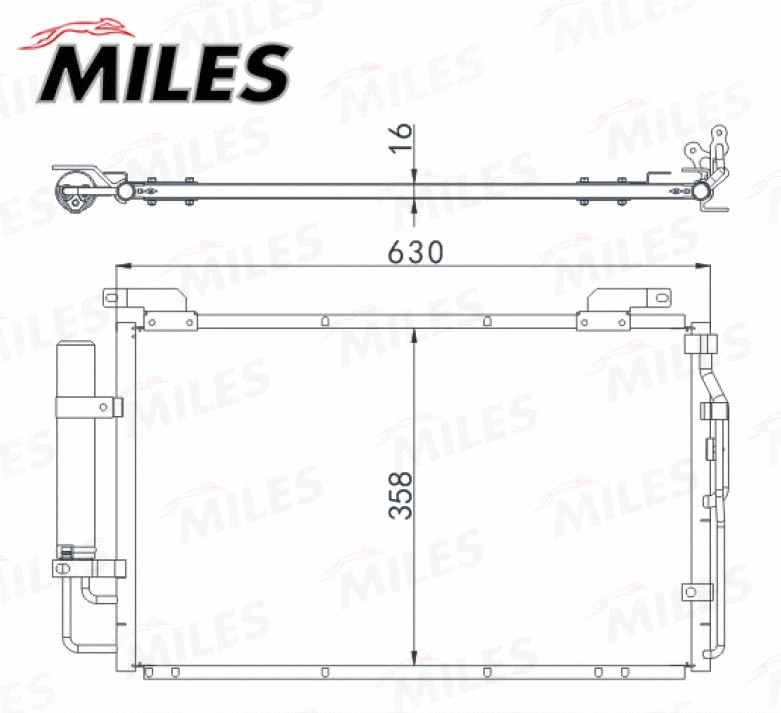 Condenser, air conditioning