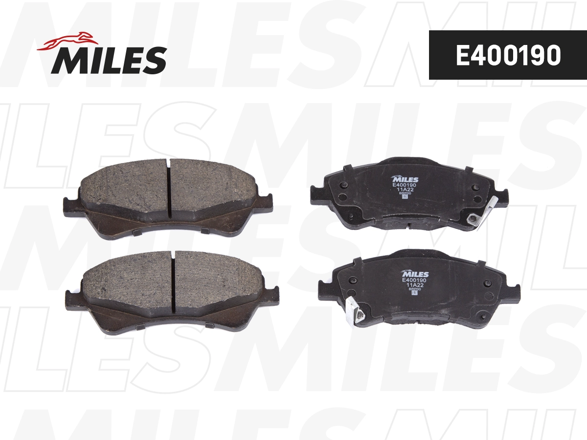 Brake Pad Set, disc brake (E400190)