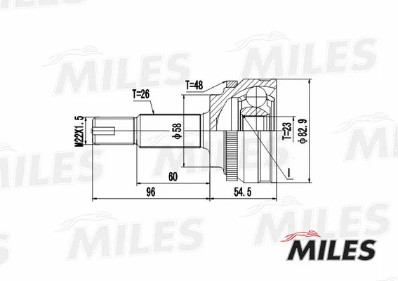 Joint Kit, drive shaft (GA20475)