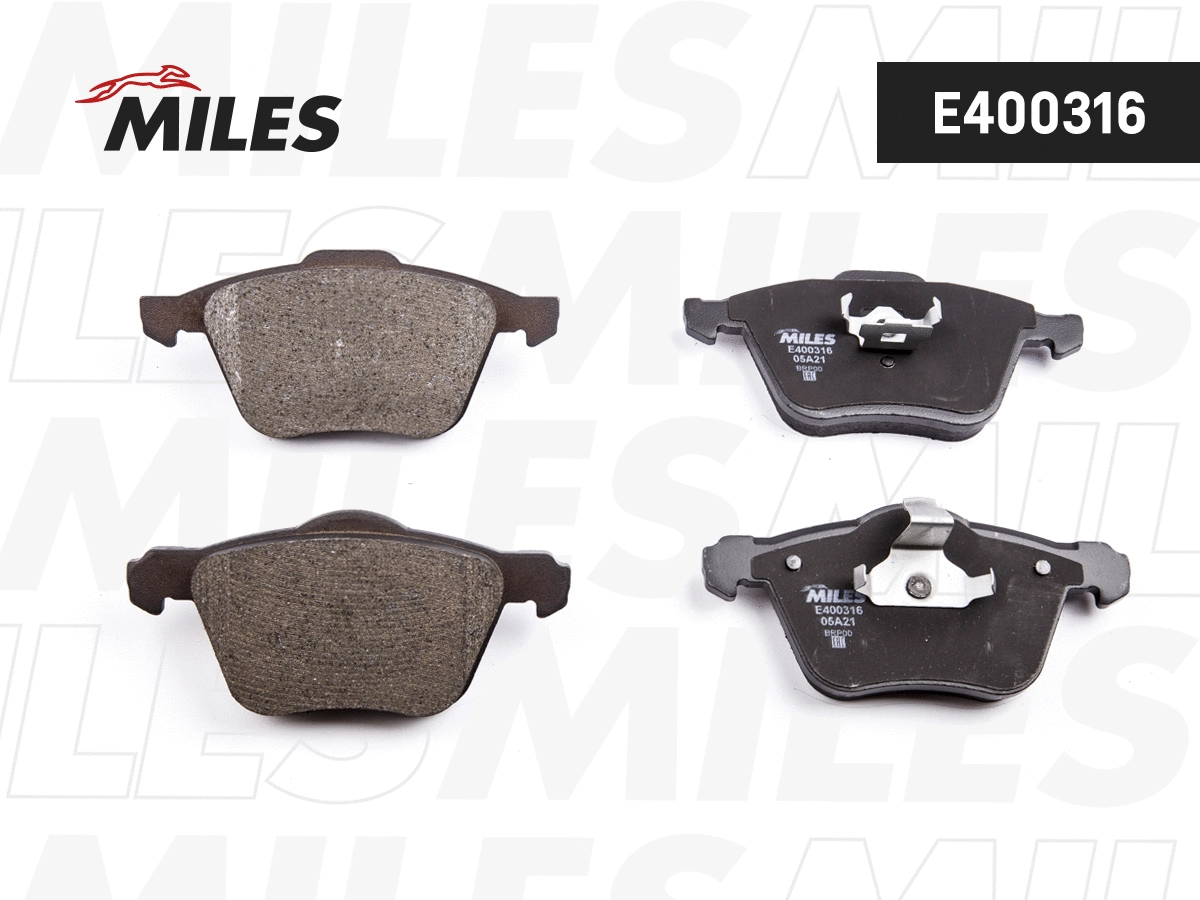 Brake Pad Set, disc brake (E400316)