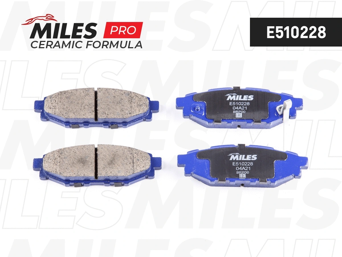Brake Pad Set, disc brake (E510228)