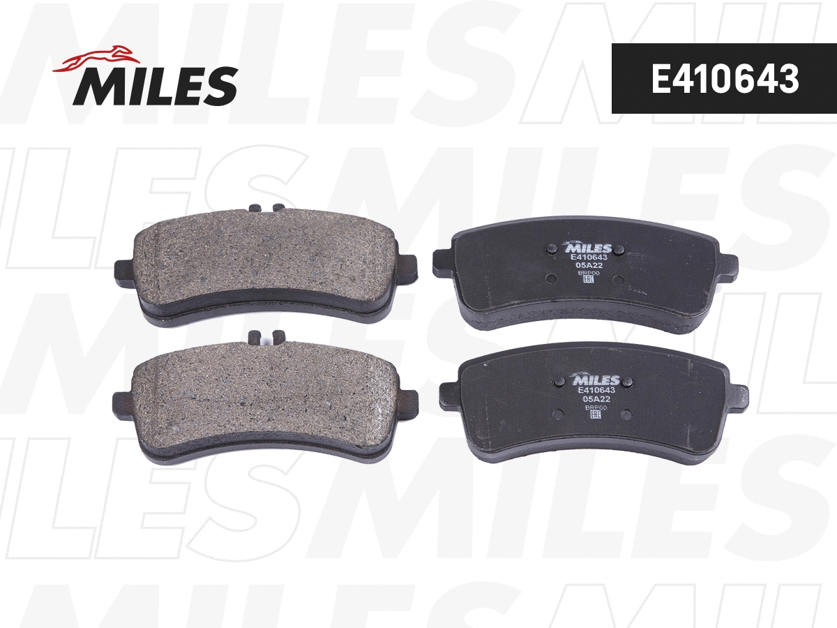 Brake Pad Set, disc brake (E410643)