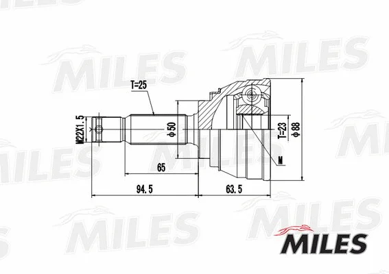 Joint Kit, drive shaft (GA20592)