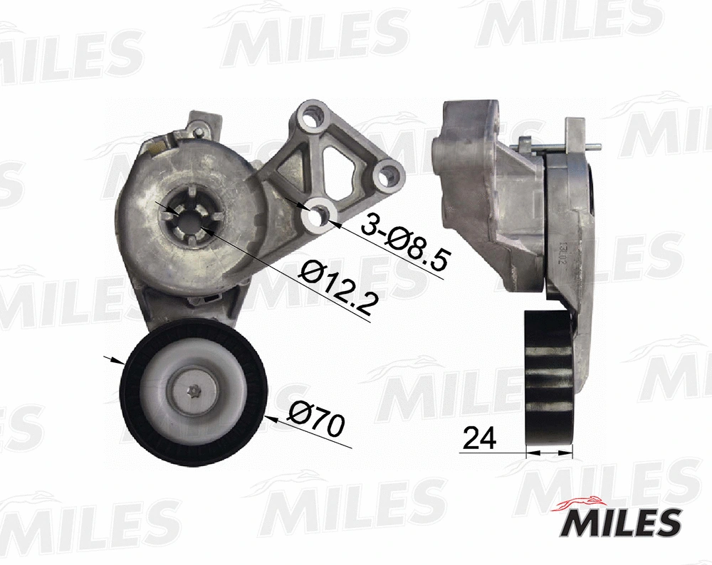 Tensioner Lever, V-ribbed belt