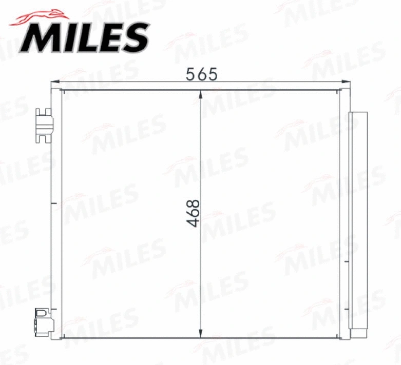 Condenser, air conditioning (ACCB173)