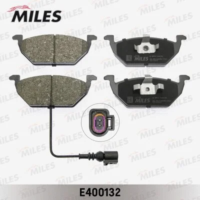 Brake Pad Set, disc brake (E400132)