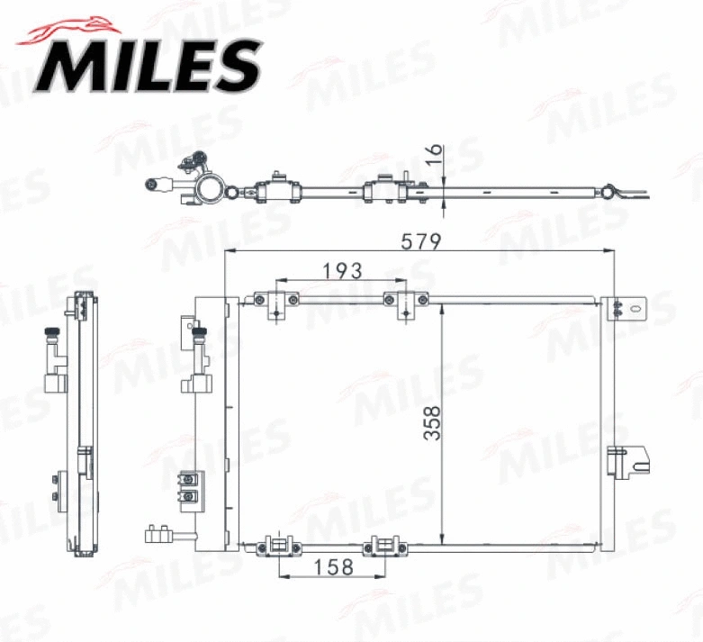 Condenser, air conditioning (ACCB032)