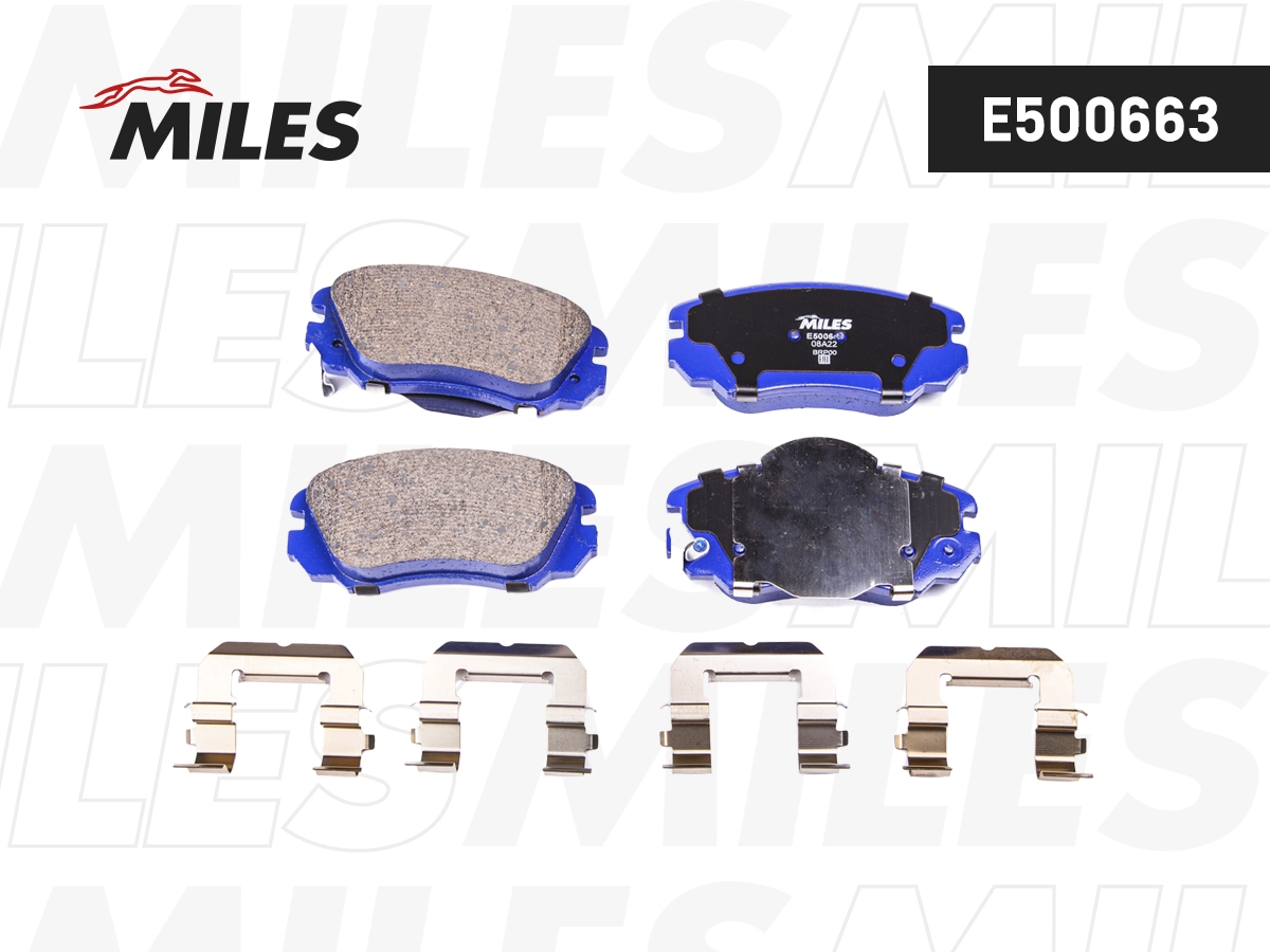 Brake Pad Set, disc brake (E500663)