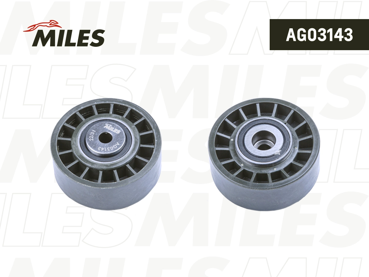 Deflection/Guide Pulley, V-ribbed belt (AG03143)