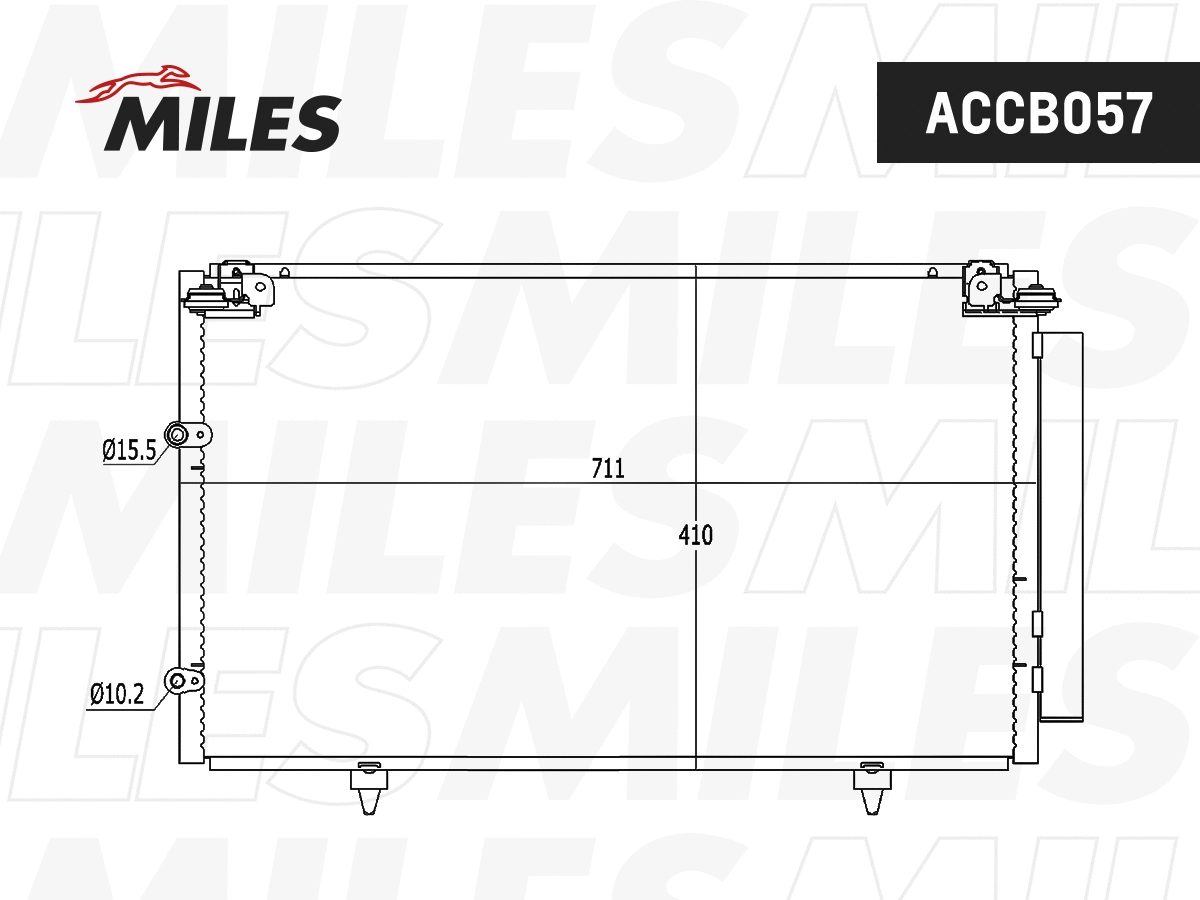 Condenser, air conditioning (ACCB057)