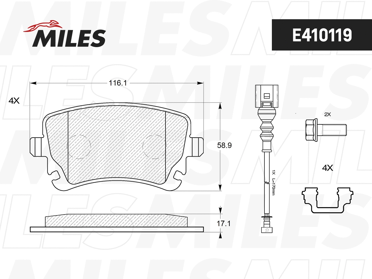 Brake Pad Set, disc brake