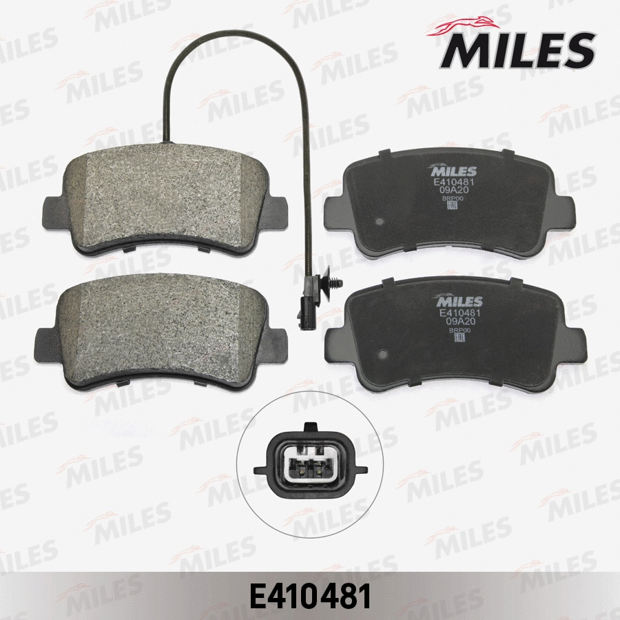 Brake Pad Set, disc brake (E410481)