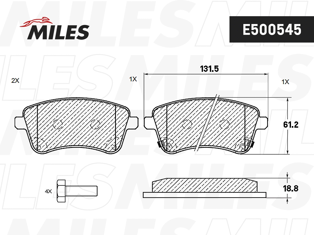Brake Pad Set, disc brake