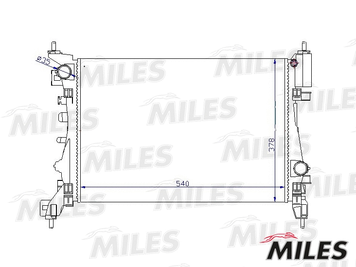 Radiator, engine cooling (ACRM397)