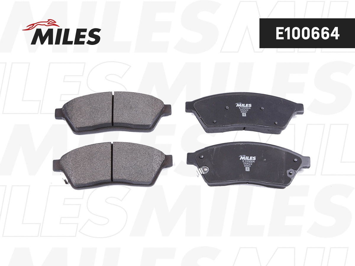 Brake Pad Set, disc brake (E100664)