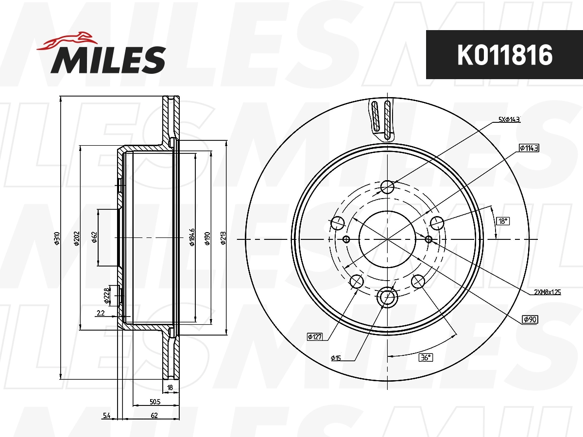 Brake Disc (K011816)