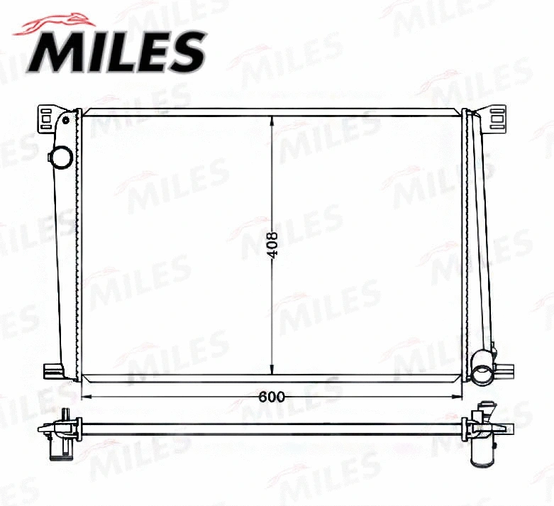 Radiator, engine cooling (ACRB394)