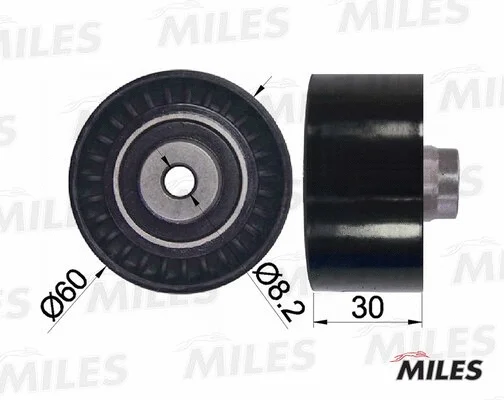 Deflection/Guide Pulley, timing belt (AG02075)