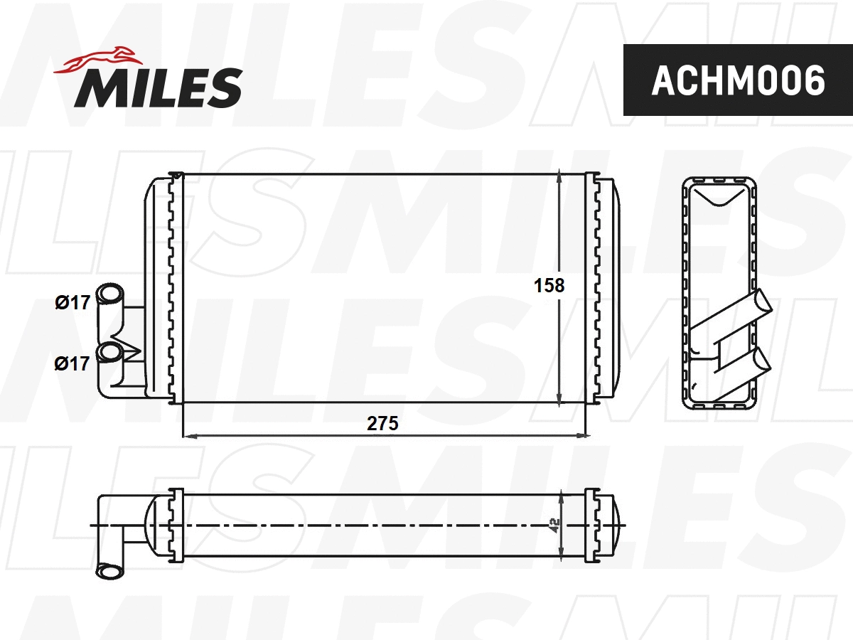 Heat Exchanger, interior heating (ACHM006)