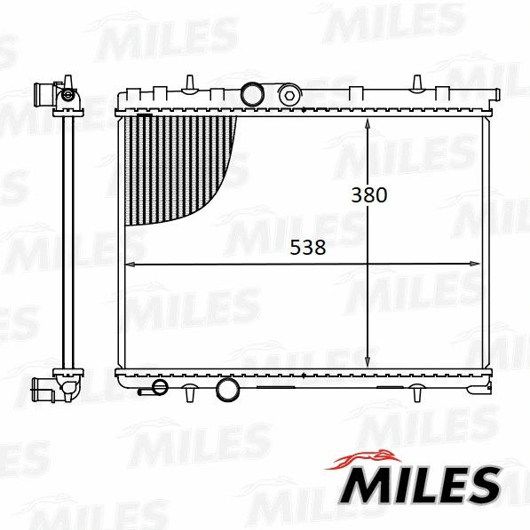 Radiator, engine cooling (ACRB043)