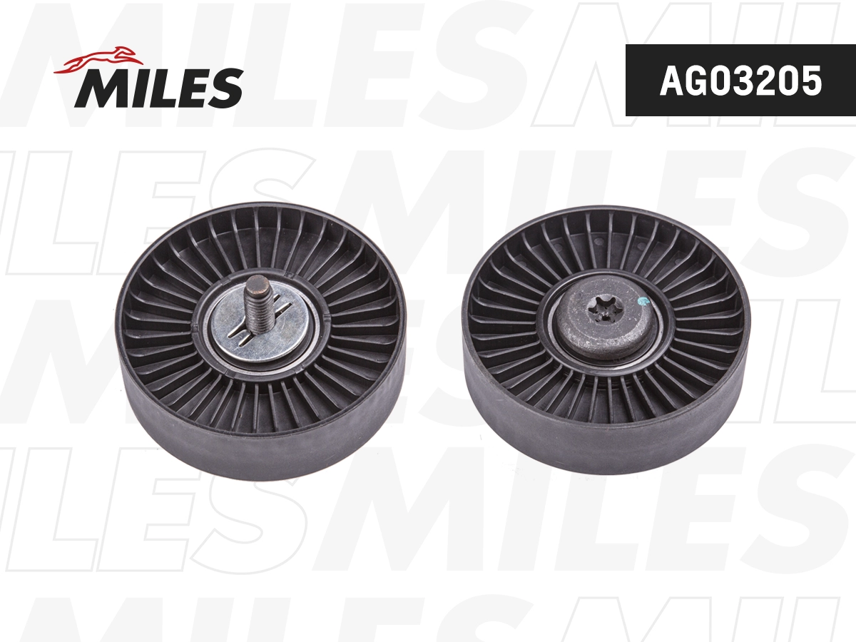 Deflection/Guide Pulley, V-ribbed belt (AG03205)