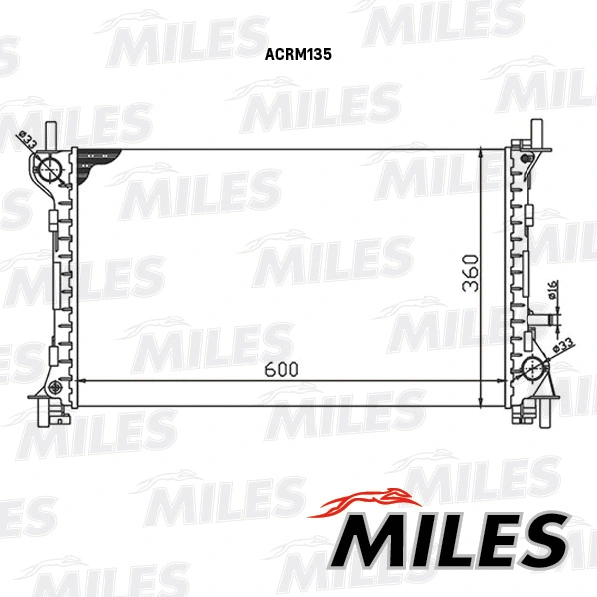 Radiator, engine cooling