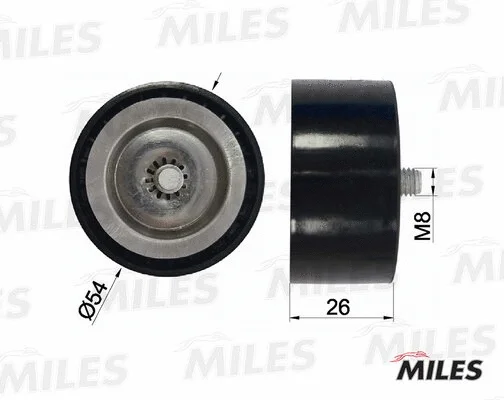 Deflection/Guide Pulley, V-ribbed belt (AG03064)