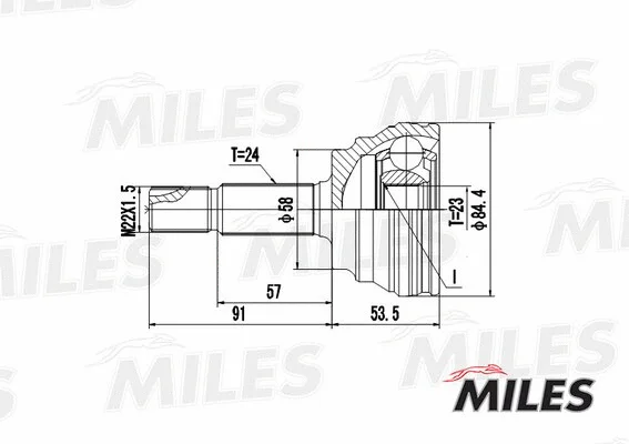 Joint Kit, drive shaft (GA20483)
