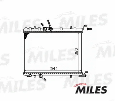 Radiator, engine cooling (ACRM049)