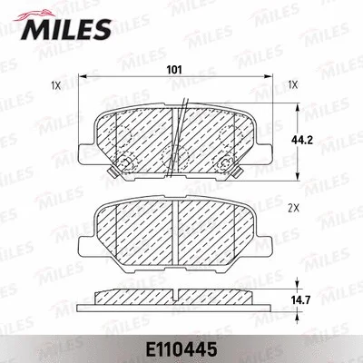 Brake Pad Set, disc brake