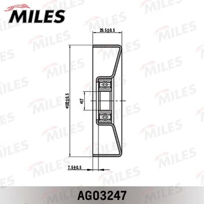 Tensioner Pulley, V-ribbed belt