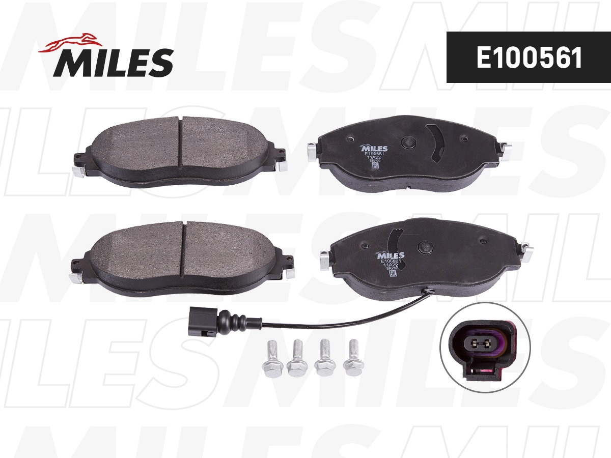 Brake Pad Set, disc brake (E100561)